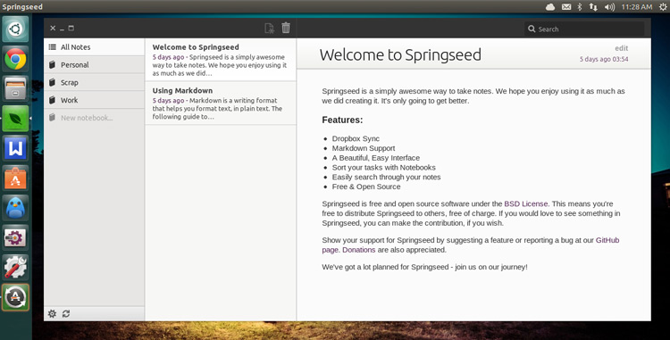 springseed note taking app springseed note taking app