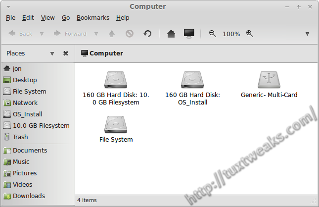Unlabeled partition Need to edit linux file system label