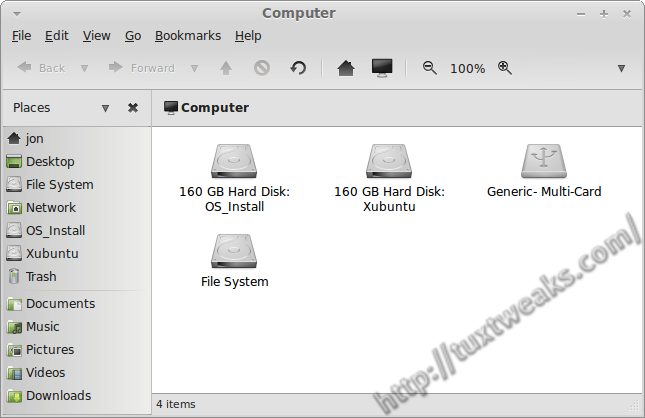 File system with label After editing Linux file system label
