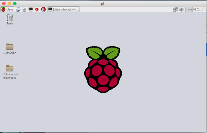 Raspberry Pi desktop Raspberry Pi desktop