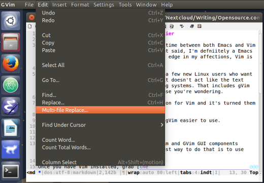 Cream add-on for VIM in action Cream add-on for VIM in action