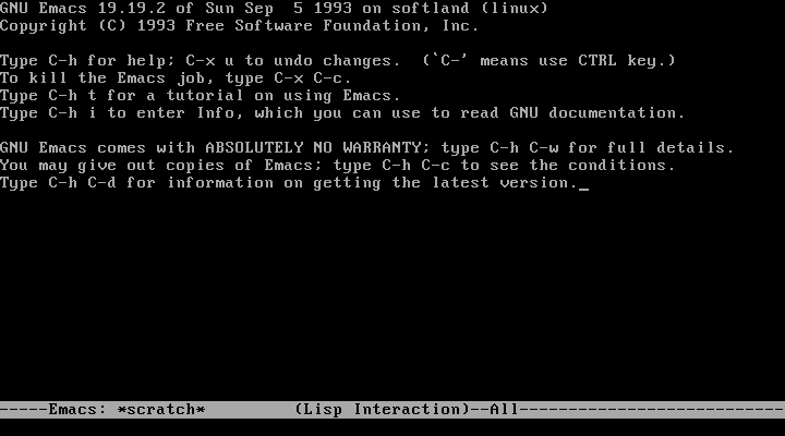 GNU Emacs programmable editor GNU Emacs programmable editor