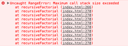 Stack overflow error Stack overflow error