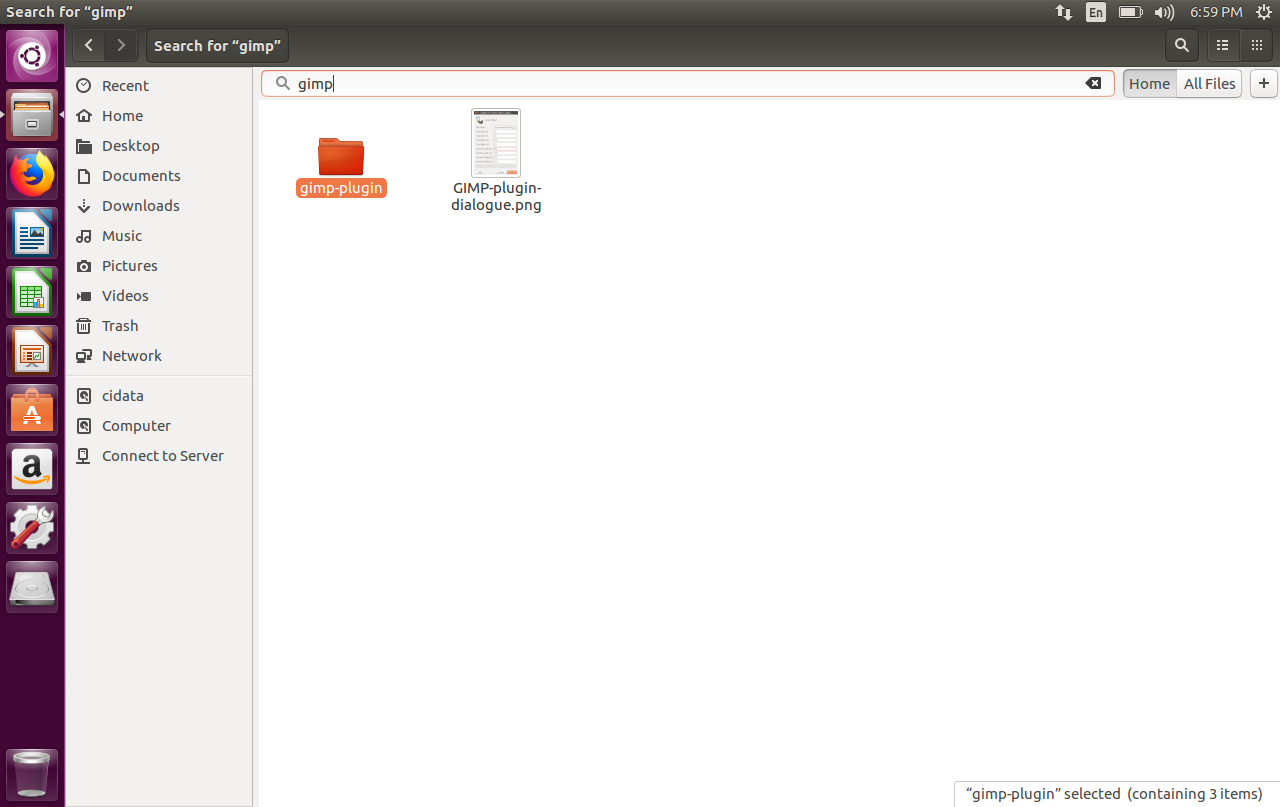 Screenshot of how to find files in Linux with Ctrl+F Screenshot of how to find files in Linux with Ctrl+F