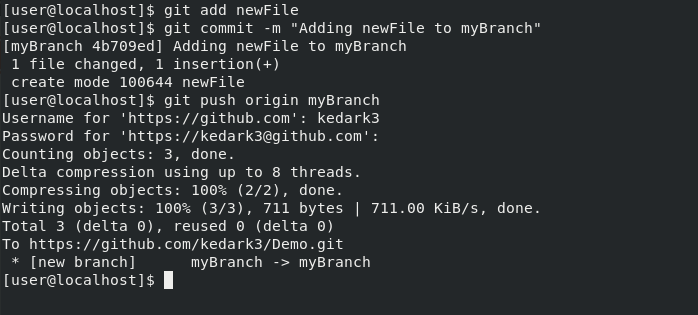 Terminal output 终端输出