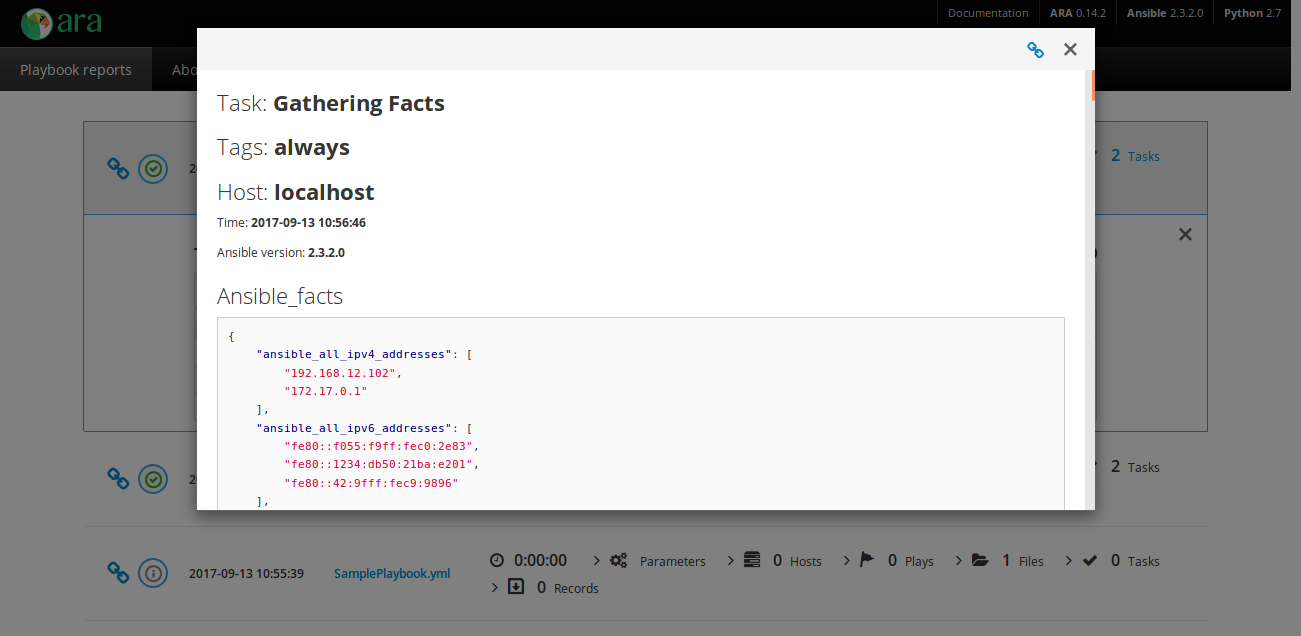 show gathered facts show gathered facts