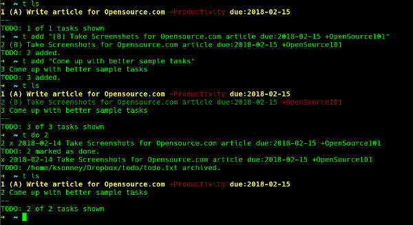 todo.txt screen todo.txt 截屏