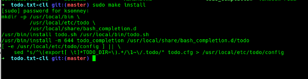 Installing todo.txt 安装 todo.txt