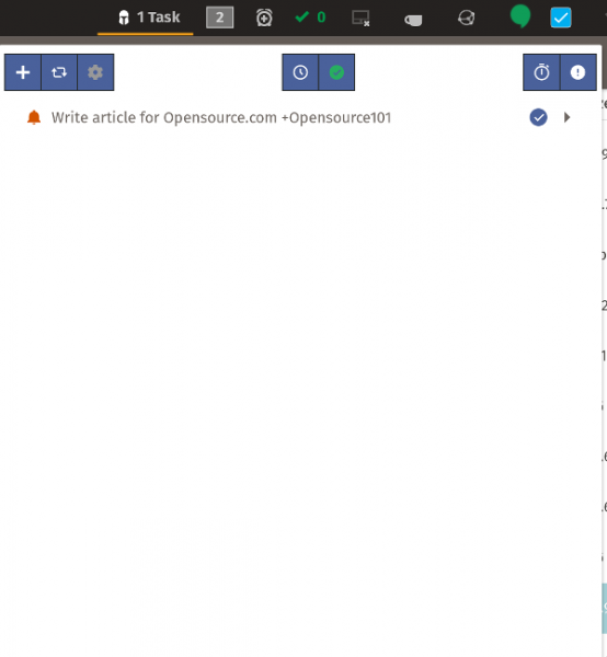 Taskwarrior on GNOME GNOME in Taskwarrior