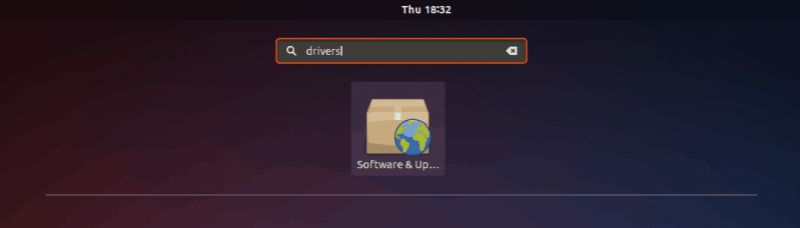 点击“软件与更新”(Software & Updates)