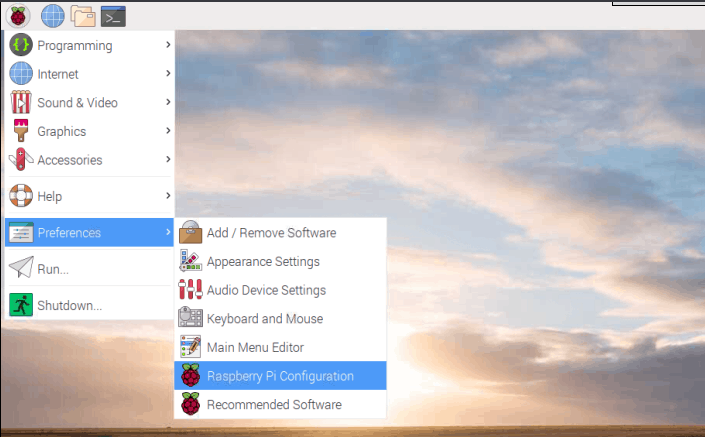 树莓派菜单,树莓派配置