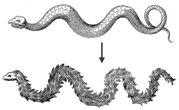 Serpents with and without feathers Serpents with and without feathers