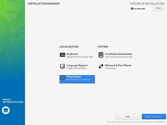 Anaconda installer Anaconda installer
