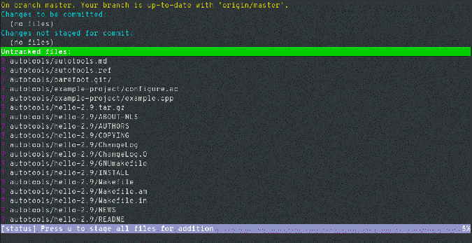 Tig status Tig status