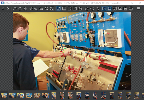 Viewing an image in ImageGlass. Viewing an image in ImageGlass.