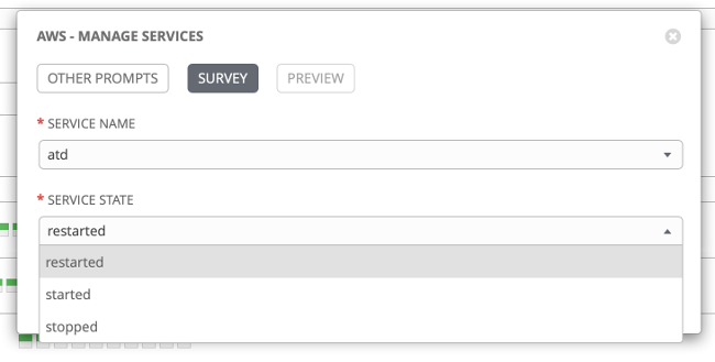 Managing services Managing services