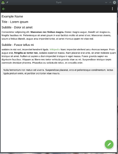 Turtl application Turtl application