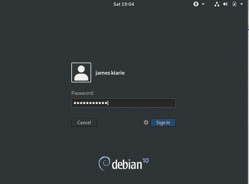 Debian10-登录
