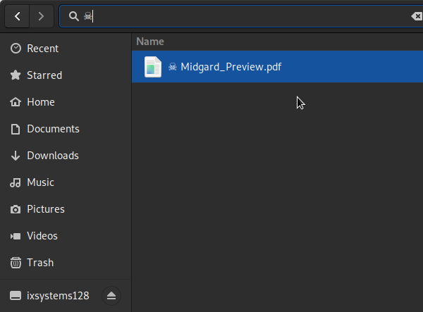 Labeling a file with emoji Labeling a file with emoji