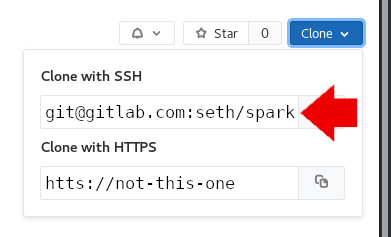 Cloning a URL on GitLab Cloning a URL on GitLab
