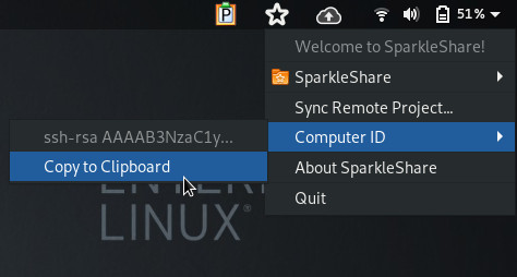 Getting the client ID from Sparkleshare Getting the client ID from Sparkleshare