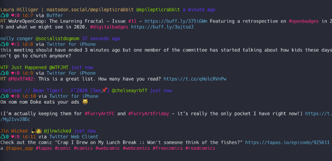 Rainbow Stream for Twitter Rainbow Stream for Twitter