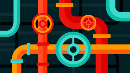 Plumbing tubes in many directions Plumbing tubes in many directions