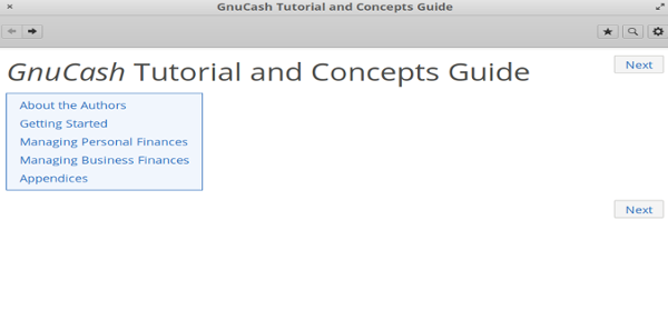 GnuCash help GnuCash help