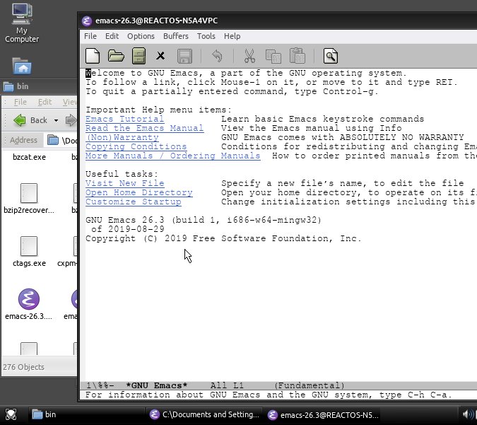 Emacs running on Windows Emacs running on Windows