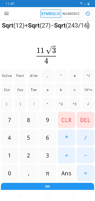 Calculator N+ graphical interface Calculator N+ graphical interface