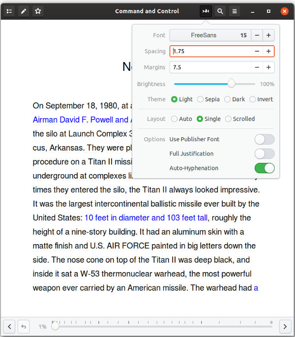 Foliate settings Foliate 设置