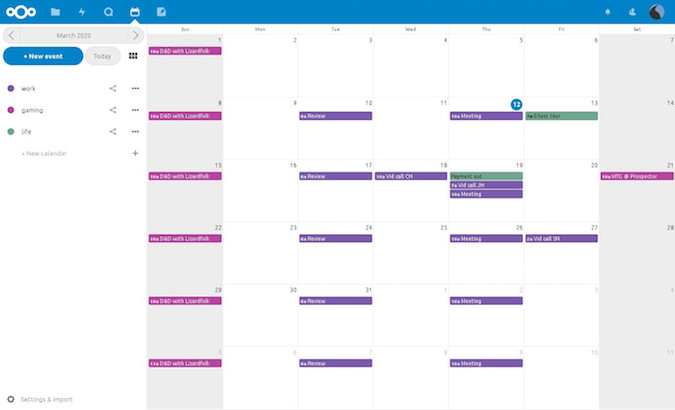 Nextcloud screenshot Nextcloud screenshot