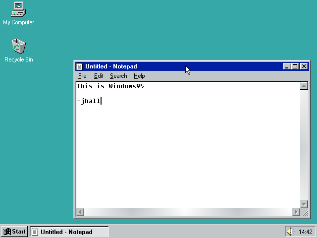 Windows 95 Windows 95