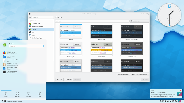 KDE 5.16 Plasma KDE 5.16 Plasma