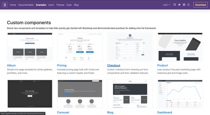 Bootstrap examples Bootstrap examples