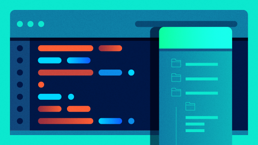 Text editor on a browser, in blue Text editor on a browser, in blue