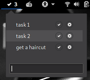 Drop-down menu for Todo.txt Drop-down menu for Todo.txt