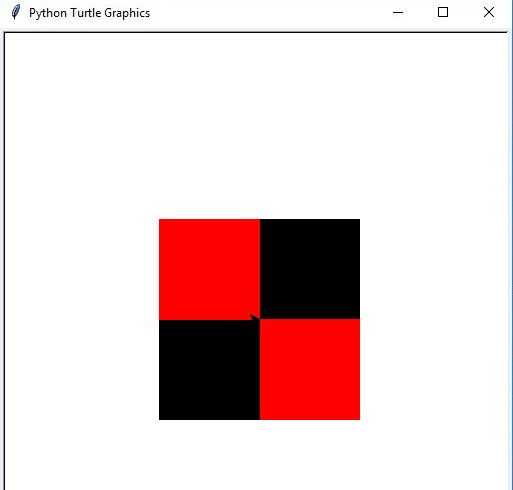 Example Python turtle output Example Python turtle output