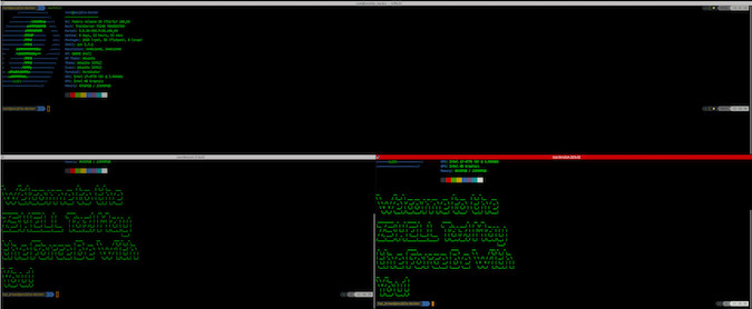 Multiple fedora screens Multiple fedora screens