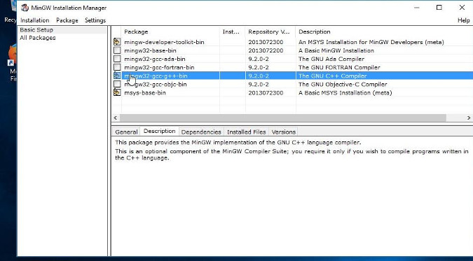 Installing GCC with MinGW Installing GCC with MinGW