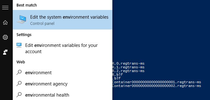 Edit your env Edit your env