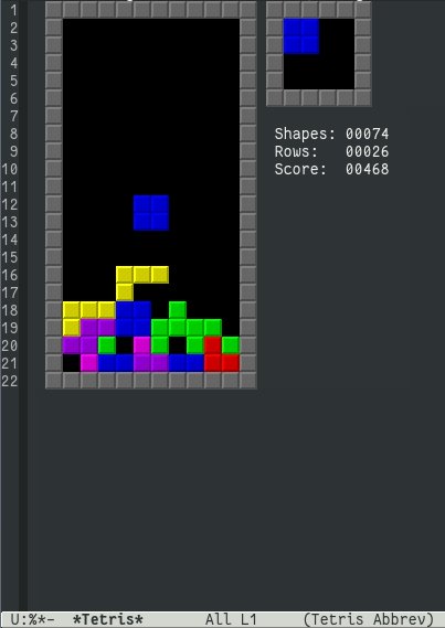 Emacs tetris Emacs tetris