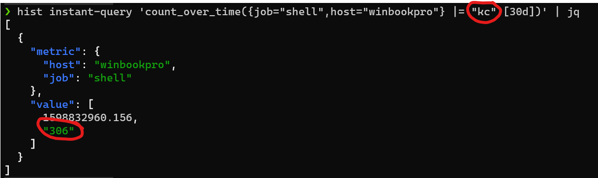Counting use of a command 计数一个命令的使用次数