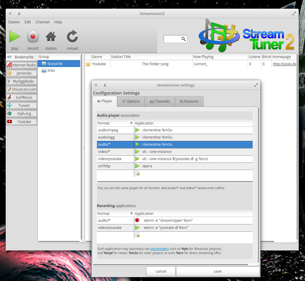 Streamtuner2 Streamtuner2