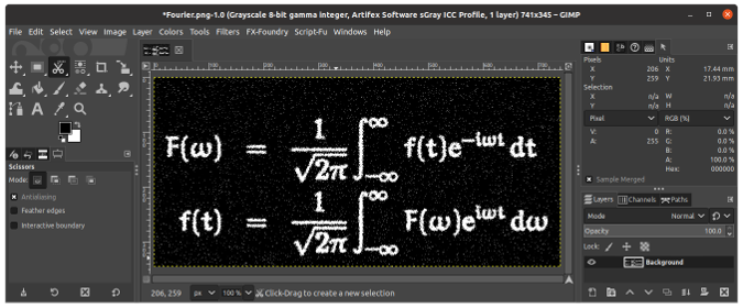 Image with pixels moved around Image with pixels moved around