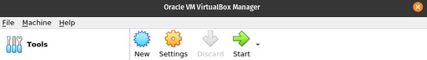 Create a new VirtualBox 创建一个新的 VirtualBox 虚拟机