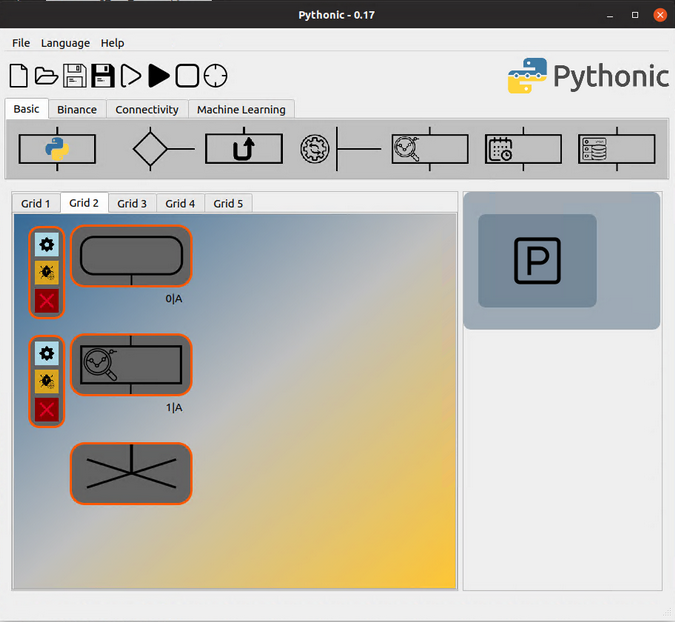 Technical analysis workflow in Grid 2 Technical analysis workflow in Grid 2