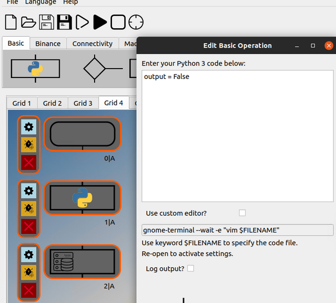 Forward a False-variable to the subsequent Stack element Forward a False-variable to the subsequent Stack element