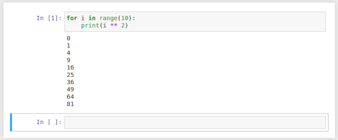 Executing commands in Jupyter Executing commands in Jupyter