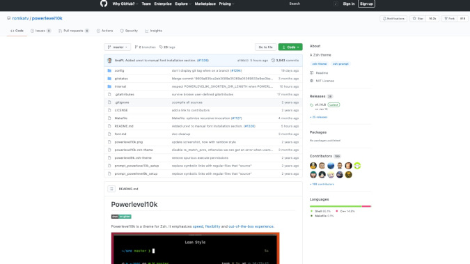 Powerlevel10k Powerlevel10k